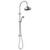 Multifunction Lillian Twin Rail Shower Brushed Nickel 3Star [181042]