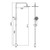 Dolce Round Twin Shower Set (Bottom Inlet) 3Star Chrome [195093]