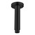 Round Ceiling Shower Arm 100mm Matte Black [195148]