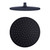 Shower Head Round 200mm 3Star Matte Black [195168]