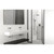 Nx Quil Round Shower Arm & Rose 250mm 3Star Chrome/Matte Black [198991]