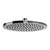 Nx Quil Shower Rose 250mm Round 3Star Chrome/Matte Black [198994]