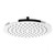 Vivid Shower Rose 200mm Round 3Star Chrome [199006]