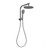 Vivid Slimline Compact Twin Shower 3Star Gunmetal [199008]