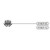 Bezel and Button Assembly Vc3000 Chrome Suit Sovereign and Caravelle [109744]