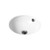 Round Entice Under Counter Basin 370mm x 150mm Gloss White [113637]