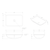 Glory True Justice Inset Vanity Basin 545mm x 355mm x 125mm Matte White [127534]