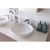 Flume Above Counter Basin 400mm x 400mm x 101mm Matte White [169926]