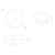 Neptune Above Counter Basin 435mm x 435mm x 125mm Gloss White [169946]