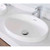 Ozera Above Counter Semi-Inset Basin Gloss 495mm x 387mm x 170mm Gloss White [169948]