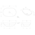 Rise Above Counter Semi-Inset Basin 560mm x 361mm x 155mm Gloss White [169951]