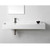Teorema Wall Basin 1210mm x 460mm x 160mm Left with OffsetBowl Gloss White [169963]