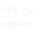 Miya Above Counter Semi-Inset Basin 550mm x 390mm x 143mm Gloss White [169938]
