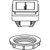 Cube Cistern Button and Bezel Chrome [192361]