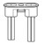 ProFIle Cistern Hand Basin Button Kit Chrome [192556]