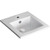 Alison Undermount Basin 425mm x 425mm x 170mm 3 Tap Hole Gloss White [193177]