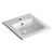 Alison Fully-Inset Basin 425mm x 425mm x 170mm 3 Tap Holes Gloss White [193177]