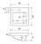 Alison Semi Inset Basin 405mm x 405mm x 175mm Gloss White 1 Tap Hole [193178]
