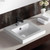 Alison Semi Inset Basin 405mm x 405mm x 175mm Gloss White 1 Tap Hole [193178]