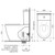 Urbane II Cleanflush® Wall Faced Close Coupled Toilet Suite Bottom Inlet w/ Soft Close Seat White 4Star [195977]