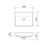 Urbane II Wall Basin 500mm x 400mm x 187mm No Overflow White 0 Tap Holes [195985]