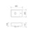 Urbane II Hand Wall Basin 460mm x 280mm x 172mm No Overflow White 1 Tap Hole [195991]
