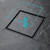 Tile Insert Floor Waste Square Outlet 90mm Matte Black [168834]