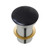 Basin Pop-Up Plug & Waste with Ceramic Cap 32mm Matte Black [169180]