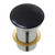 Basin Pop-Up Plug & Waste with Ceramic Cap 32mm Matte Black [169180]