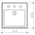 Basin Liano Vanity 415mm x 415mm White 1TH [073440]