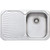 Petite Single Left Hand Bowl with Drainer PE322 750mm x 460mm One Tap Hole Topmount Stainless Steel [067863]