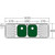 Petite Sink Double Bowl with Double Drainer PE353 1430mm x 480mm One Tap Hole Topmount Stainless Steel [068134]