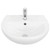 Venecia 500 Wall Basin White 1 Tap Hole [062512]