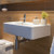 Cube Extension Wall Basin with Overflow Right Hand White 1 Tap Hole [047025]