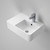 Cube Extension Wall Basin with Overflow Left Hand White 1 Tap Hole [047031]