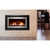Rinnai 950 Inbuilt Gas Log Fireplace 8.1kW LPG Stainless Steel on Black [139738]