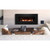 Inbuilt Gas Log Fireplace 8.4kW LPG Black on 1250mm Black [139726]