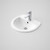 Cosmo Vanity Basin with Overflow White 1 Tap Hole [097123]