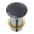 Basin Pop-Up Plug & Waste Domed No Overflow 32mm Matte Dark Grey [169177]