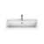 Miya Above Counter Semi-Inset Basin 550mm x 390mm x 143mm Matte White [169939]