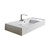 Teorema Wall Basin 1010mm x 460mm x 140mm Centre Bowl Gloss White [169959]