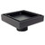 Shower Floor Grate Square 54mm x 100mm x 100mm Outlet 74mm Matte Black [181036]