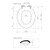 Pedigree II Single Flap Care Toilet Seat Die Cast Hinge White [017498]