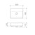Urbane II Semi-Recessed Basin 500mm x 400mm x 172mm 0 Tap Hole White [195990]
