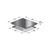 60cm Induction Cooktop with Four Zones Black Glass with Booster [253964]