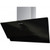 90cm Wall Mounted Vertical Rangehood Black Krystal/Stainless Steel [253982]