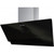 90Cm Wall Mounted Vertical Rangehood Black Krystal/Stainless Steel [253982]