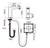 Bianca Hob Basin Commercial Electronic Sensor Tap (Square Spout) 6Star Chrome [254088]