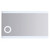 Miro Magnifique Horizontal LED Lighting Mirror with Touch Sensor, Demister & Magnifier 1200mm X 700mm X 50mm [168464]
