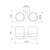 Cosmo Metal Tumbler Holder - Double [105512]